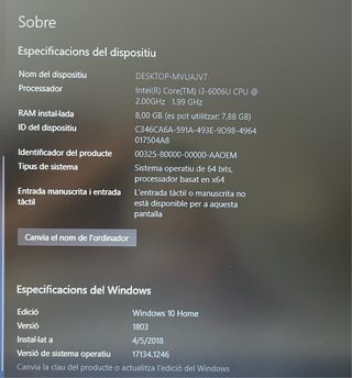 Portátil Lenovo Ideapad 320 blanco