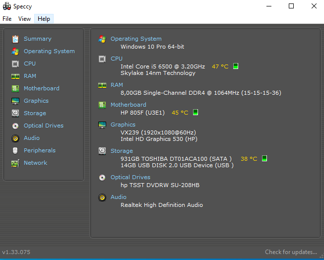 Ordenador HP ProDesk i5 6500 - 8GB RAM - 1TB afbeelding 3