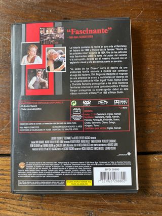 DVD La Caída de los Dioses (Visconti)