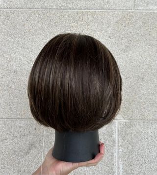 Peluca Bob Castaña - Oncológica, sin estrenar