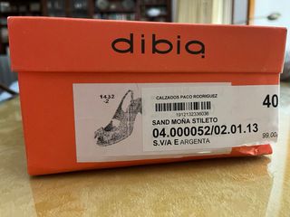 Zapatos Dibia Plata Fiesta Mujer