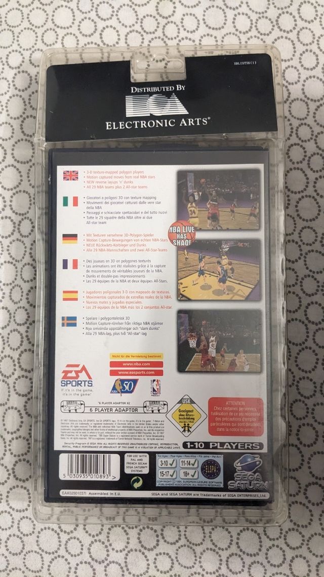 NBA Live 97 Sega Saturn - Precintado