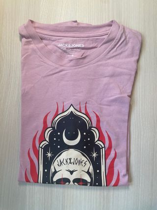 Camiseta Jack&Jones rosa talla S