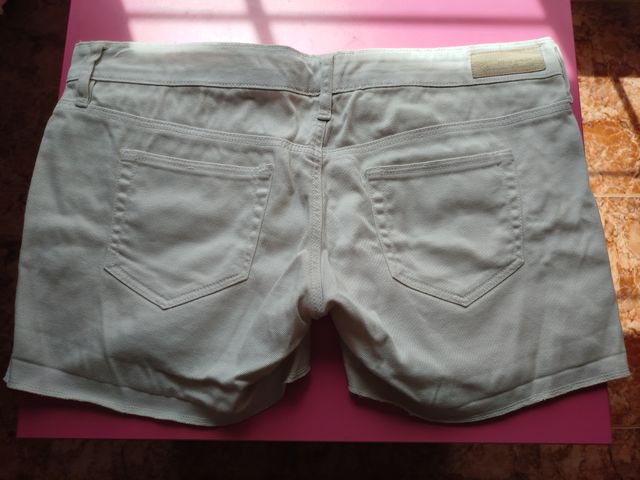 Pantalón corto MGN Jeans blanco – Talla 38