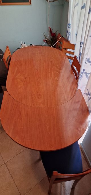 Mesa comedor 6 sillas - madera