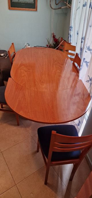 Mesa comedor 6 sillas - madera