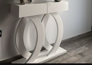 Consola blanca - Mueble recibidor