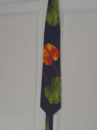 Corbata Hugo Boss - Azul & Naranja