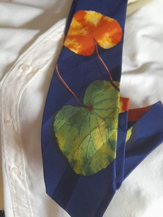 Corbata Hugo Boss - Azul & Naranja