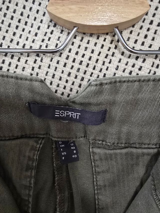 Pantalón chino mujer caki - Talla L