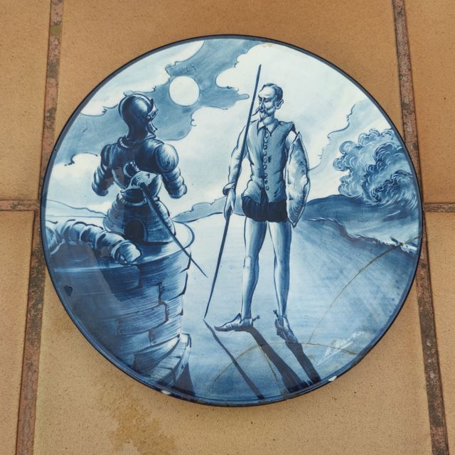 Plato decorativo Quijote