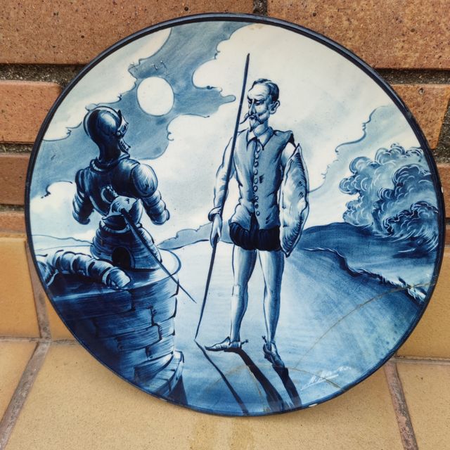 Plato decorativo Quijote