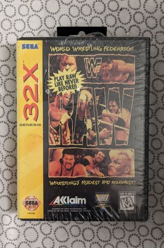 WWF RAW - Sega Genesis 32X - Precintado
