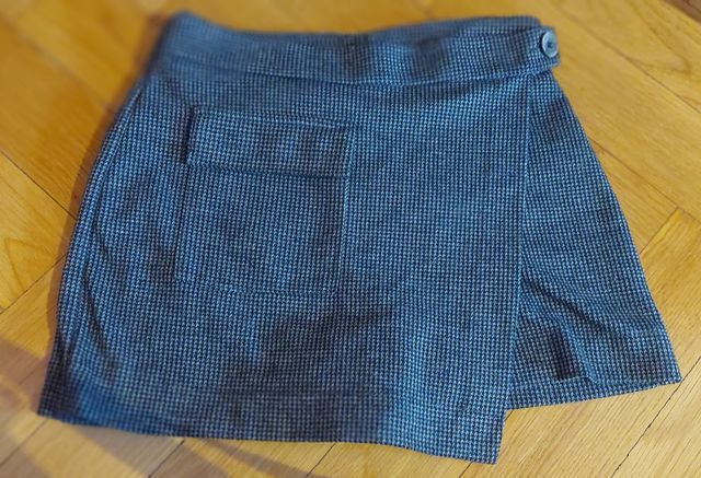 Falda  pantalon corta cuadros - Falda mini