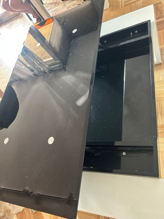 Mesa centro elevable - Negro/Blanco