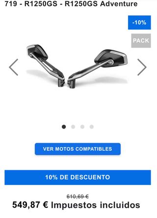 Espejos BMW R1250GS Adventure 719