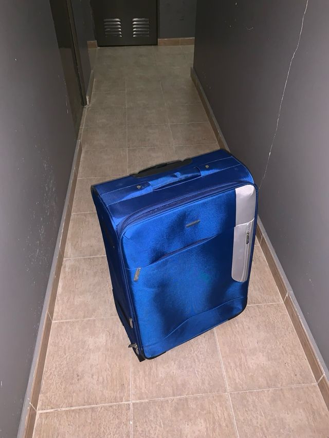 Maleta Carpisa azul grande - 2 ruedas