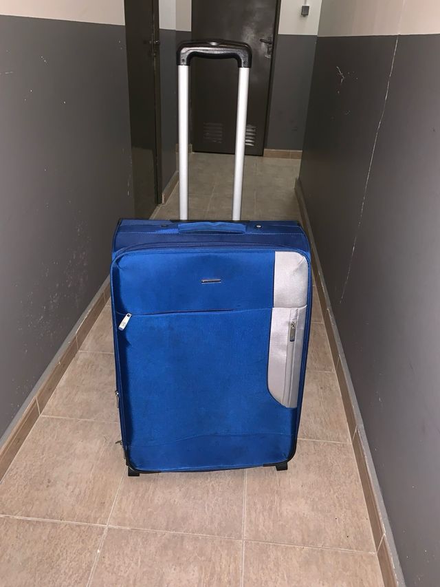 Maleta Carpisa azul grande - 2 ruedas