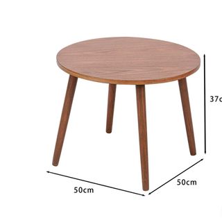 Mesa redonda de madera - 50cm