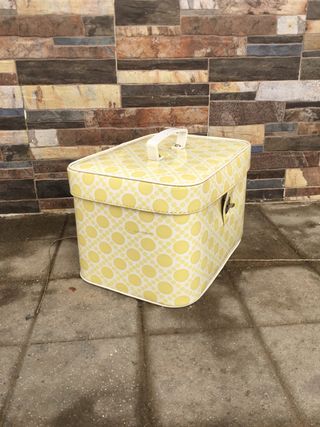 Cesto picnic fiambrera años 60 vintage