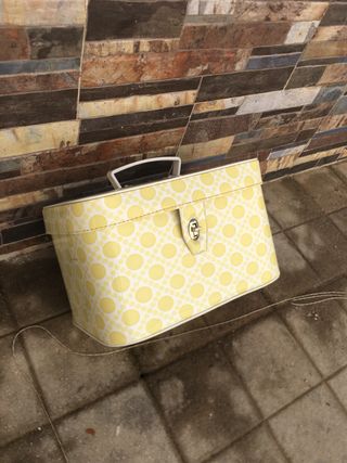 Cesto picnic fiambrera años 60 vintage