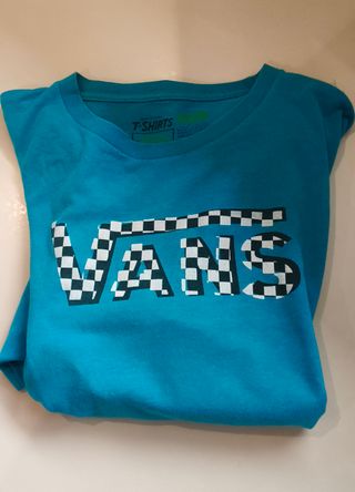 Camiseta Vans turquesa