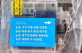 Cartuchos tinta compatible con Brother 