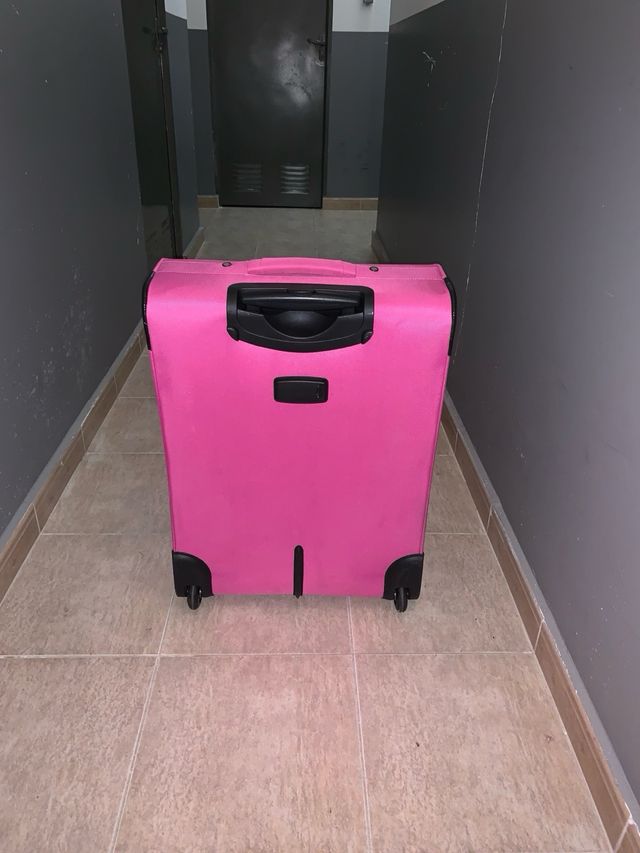 Maleta Carpisa rosa grande - 2 ruedas