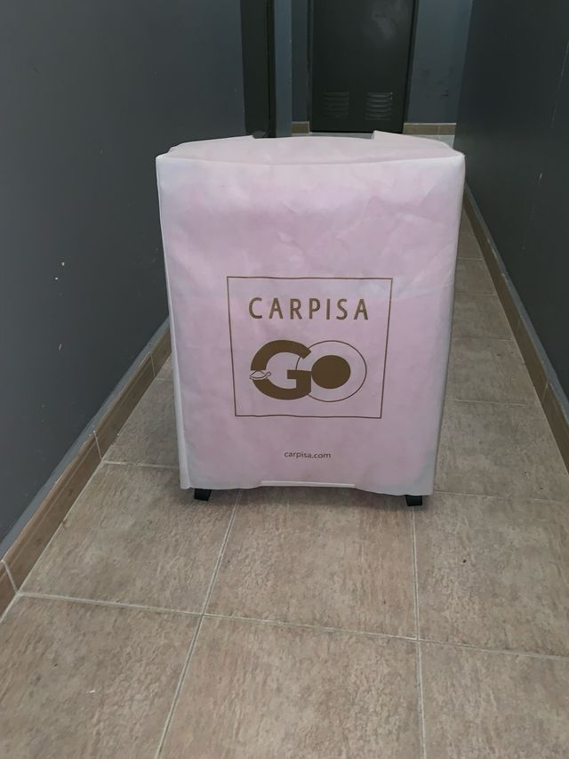 Maleta Carpisa rosa grande - 2 ruedas