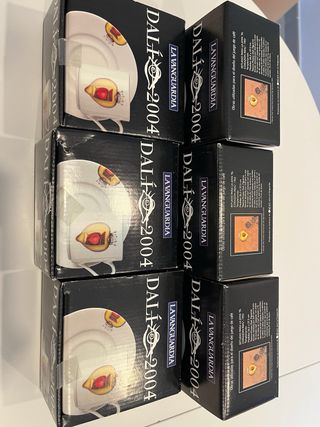 Juego tazas café Dalí (6) - Porcelana