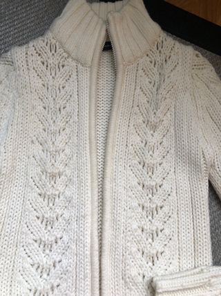 2 Chaquetas Punto Talla M - Blanco y Amarillo