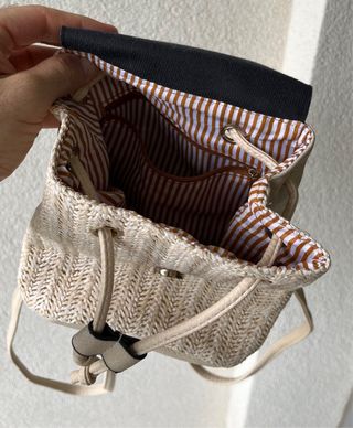 Mochila pequeña - beige, multicolor