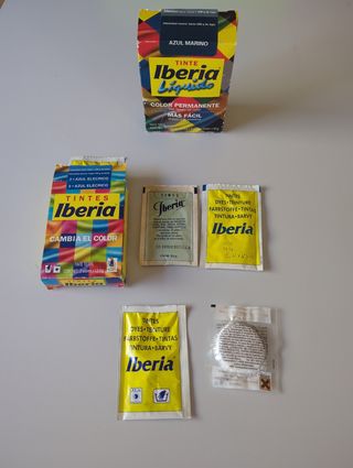Tintes Iberia varios colores.