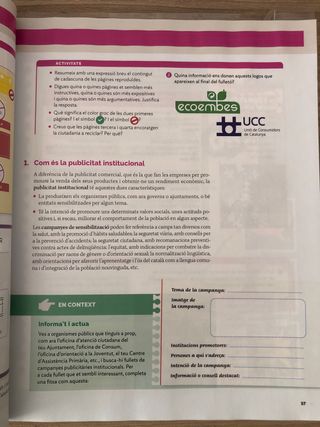 Llengua catalana i Literatura 4 ESO