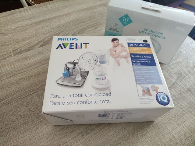 Sacaleches Eléctrico Avent Isis iQ Uno con bolsa