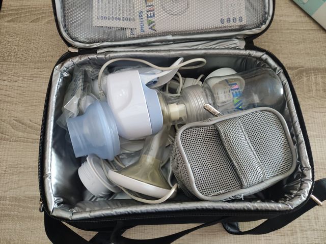 Sacaleches Eléctrico Avent Isis iQ Uno con bolsa