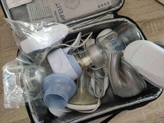 Sacaleches Eléctrico Avent Isis iQ Uno con bolsa