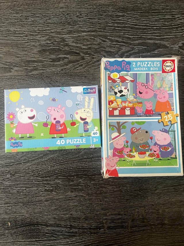 2 Puzzles Peppa Pig (40+25 piezas)