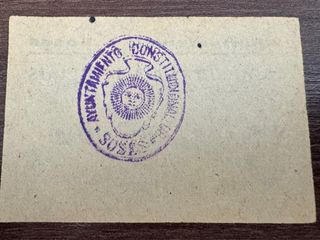 Billete 1 Peseta Soses - Refugiados