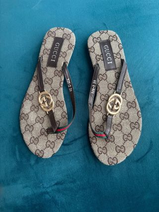 Sandalias tipo Gucci GG 39