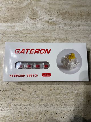 72 Switches Gateron rojos