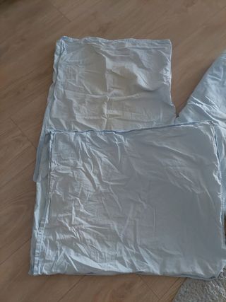 Funda nórdica 135cm - Algodón azul