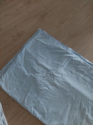Funda nórdica 135cm - Algodón azul
