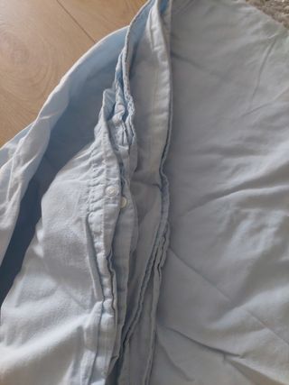 Funda nórdica 135cm - Algodón azul