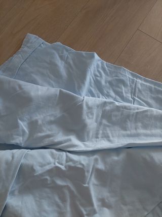 Funda nórdica 135cm - Algodón azul