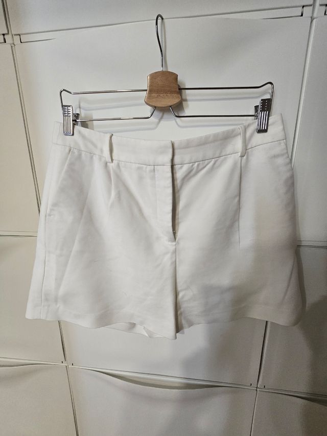 Shorts Zara blancos talla L