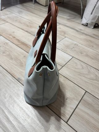 Borsa tote pelle blu