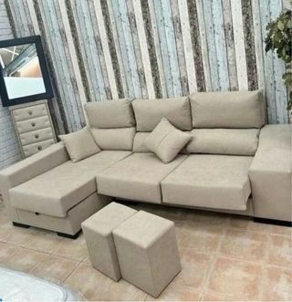 Divano chaise longue con Arcon e sedute allungabili