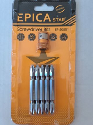 Set punte avvitatore Epica Star - 5 pz