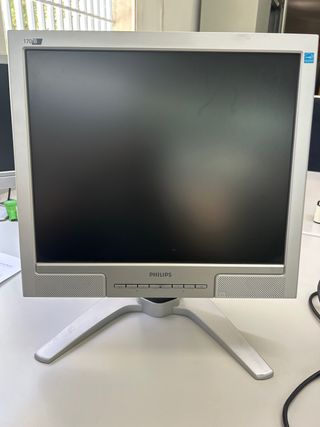 Monitor Antiguo Philips 170B - Gris Plata